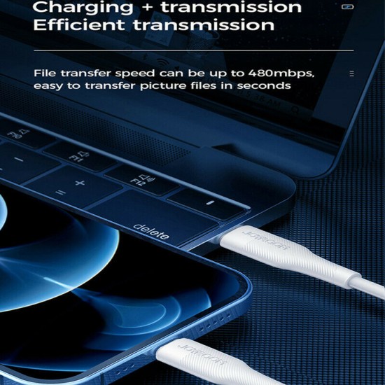 Joyroom S-2024M5 Book Series Type c to Lightning 2M PD Cable White