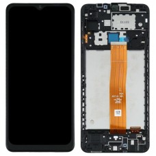 For Samsung Galaxy A12 SM-A125F/DSN LCD Display Touch Screen Digitizer + Frame Black