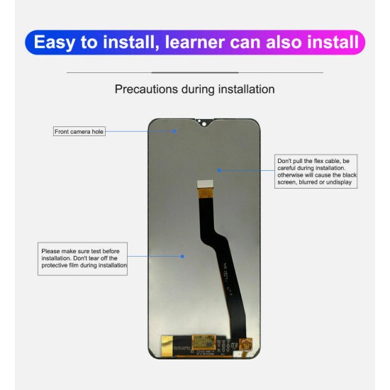 Replacement LCD | For Samsung A10 A105F | Black Replacement LCD | For Samsung A10 A105F | Black