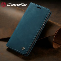 Caseme-013 Magnetic Card Case For iPhone 13 Pro Max Blue