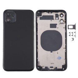 Replacement Back Glass Housing Frame Cover for iPhone 11 Black