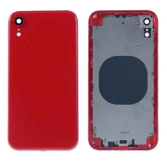 Replacement Back Glass Housing Frame Cover for iPhone XR Red