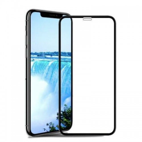 9H Clear Tempered Glass for iPhone XR Black 