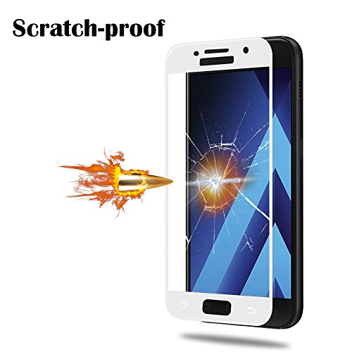 Tempered Glass for Samsung A3 (2017) White