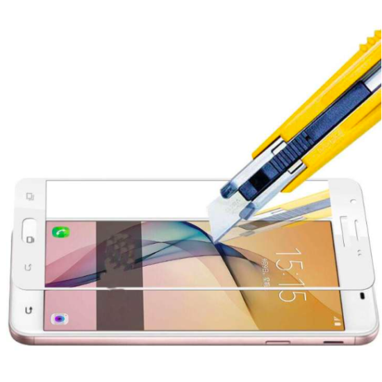 Tempered Glass for Samsung J5 (2016) White