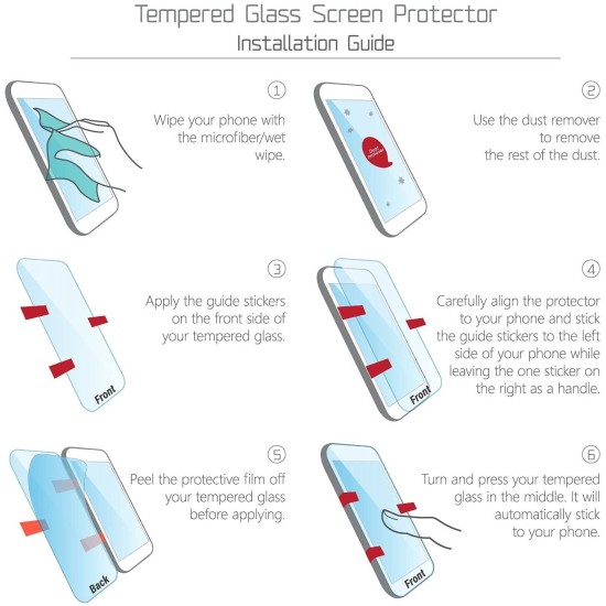 Tempered Glass for Samsung S10 Plus Black