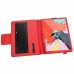 For Apple iPad Pro 12.9" 2020 4th Gen Keyboard Bluetooth Smart PU Leather Case Red 