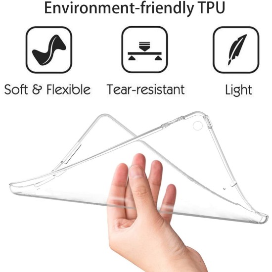 Clear TPU Silicone Cover Case For iPad Pro 10.2'' (2019)