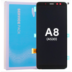 Samsung A8 A530 Service Pack Screen - Black