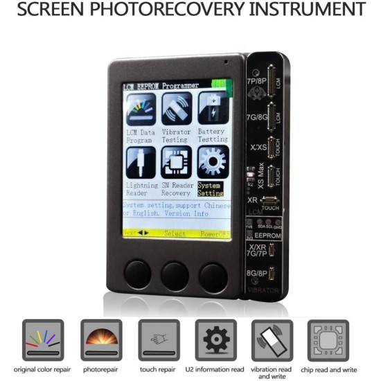 W13 Pro Compatible with 11Pro max XR XSMax True Tone Light Sensor Repairing Chip Programmer Vibrator Tool