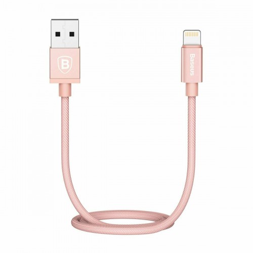 Baseus Strong Braided Cable MFi Certified for iPhone 8 X XR XS Max 1m Rose Gold  