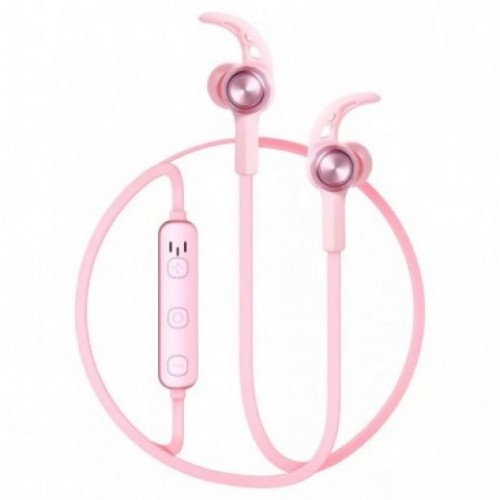 Baseus Licolor Magnet Bluetooth Earphone Sakura Pink