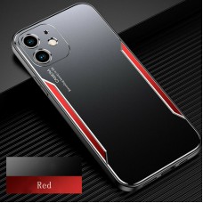 Blade series Metal Case For iPhone 11 Black Red