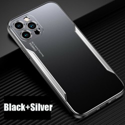 Blade series Metal Case For iPhone 12 Pro 6.1 Black Silver
