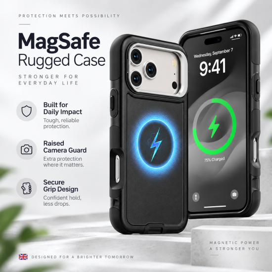 XW Warrior Phone Case for iPhone 18 Pro Black