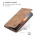 Caseme-013 Magnetic Card Case For Samsung A21S Brown