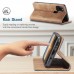 Caseme-013 Magnetic Card Case For Samsung A21S Brown