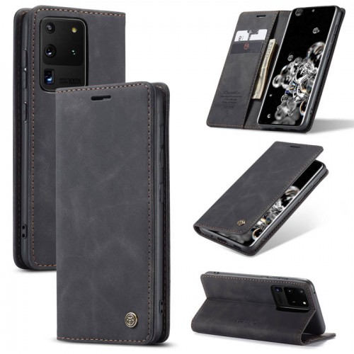 Caseme-013 Magnetic Card Case For Samsung S20 Ultra Black