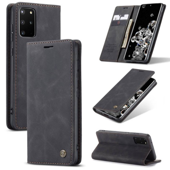 Caseme-013 Magnetic Card Case For Samsung S20 Plus Black