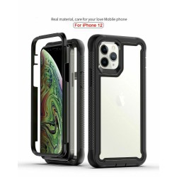 Qihang Series 2in1 Anti-drop Case For iPhone 12 Pro Max 6.7 Black