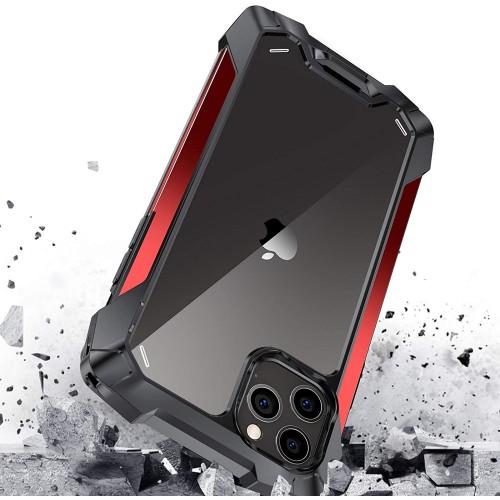 Black Samurai series Anti-Drop Case For iPhone 12 Mini 5.4 Red