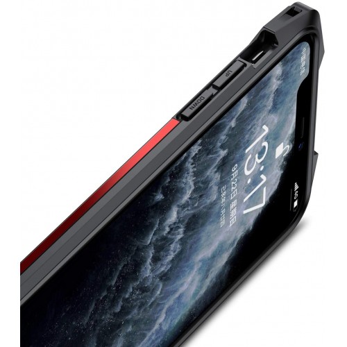 Black Samurai series Anti-Drop Case For iPhone 12 Mini 5.4 Red