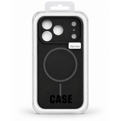 Magnetic Silicone Phone Case for iPhone 18promax black