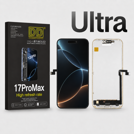 DD | Replacement HX Soft OLED Touch Screen | For iPhone 16 Pro Max | Black DD | Replacement HX Soft OLED Touch Screen | For iPhone 16 Pro Max | Black