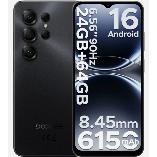 DOOGEE Note 56X Smartphone 64GB Black – Android Mobile Phone with Large Display & Dual SIM Support DOOGEE Note 56X Smartphone 64GB Black – Android Mobile Phone with Large Display & Dual SIM Support