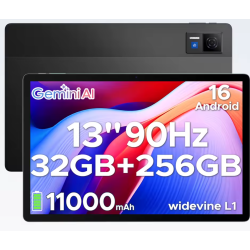 DOOGEE U13 Tablet 256GB Grey – Android Tablet with Large Storage & High Performance