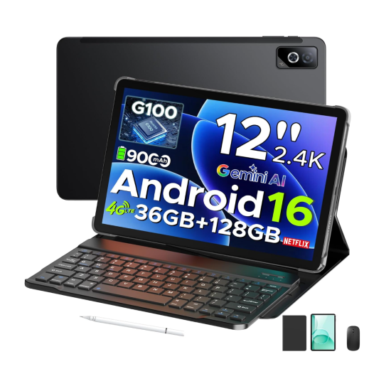DOOGEE Tab G6 Pro Tablet 128GB Black VIP Version – Android Tablet with Large Display & High Storage DOOGEE Tab G6 Pro Tablet 128GB Black VIP Version – Android Tablet with Large Display & High Storage