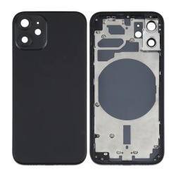 iPhone 12 Mini - Back Housing Frame Cover - Black iPhone 12 Mini - Back Housing Frame Cover - Black
