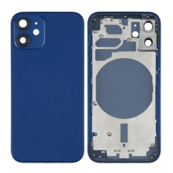 iPhone 12 Mini - Back Housing Frame Cover - Blue iPhone 12 Mini - Back Housing Frame Cover - Blue
