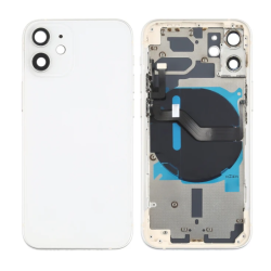 Replacement Original Rear Housing With Parts+Battery Glue For iPhone 12 Mini White Replacement Original Rear Housing With Parts+Battery Glue For iPhone 12 Mini White
