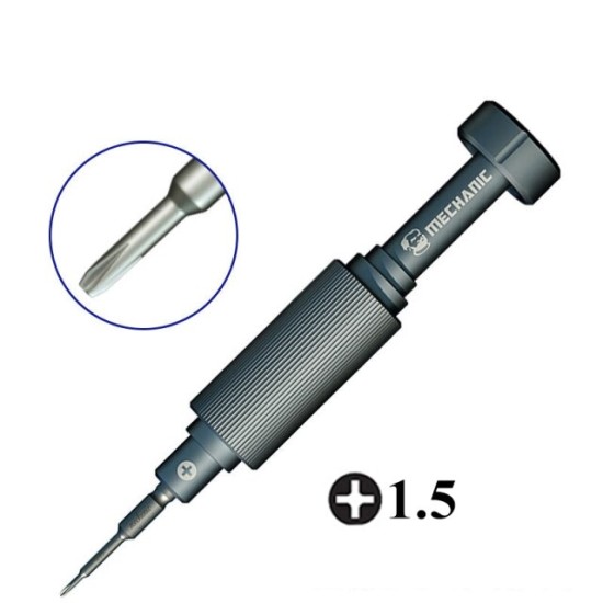 Mechanic Small Steel Gun Series iShell Max Tools Cross 1.5 Philips Screwdriver Mechanic Small Steel Gun Series iShell Max Tools Cross 1.5 Philips Screwdriver