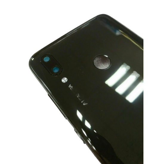 For Huawei P Smart 2019 POT-LX1 Rear Battery Back Cover Housing Replacement + Lens Black