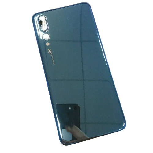 For Huawei P20 Pro Rear Glass Battery Back Cover Replacement+Camera Lens Blue 