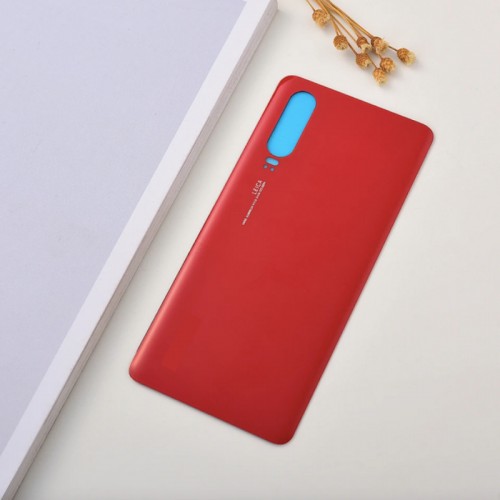For Huawei P30 Pro Rear Glass Battery Back Cover Replacement Adhesive Red 