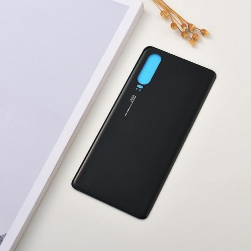 For Huawei P30 Pro Rear Glass Battery Back Cover Replacement Adhesive Black 