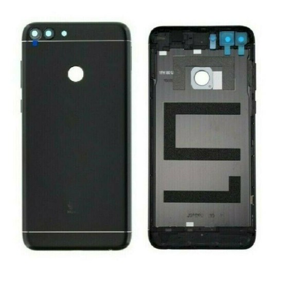 For Huawei P Smart FIG-LX1 Rear Back Battery Cover Housing Camera Lens Black