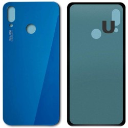 For Huawei P20 Lite Rear Glass Battery Back Door Cover Replacement Blue
