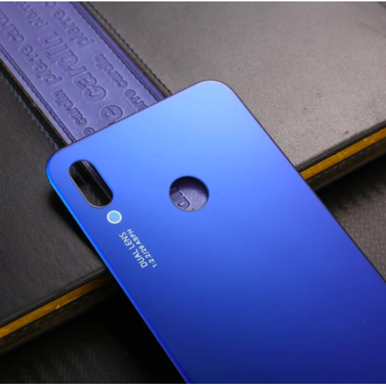 For Huawei P20 Lite Rear Glass Battery Back Door Cover Replacement Blue