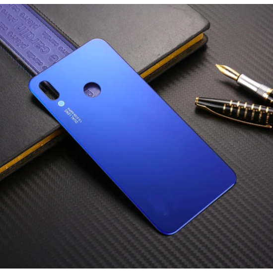For Huawei P20 Lite Rear Glass Battery Back Door Cover Replacement Blue