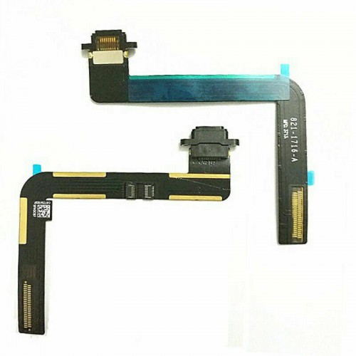 For iPad 7th Gen 10.2" 2019 Charging Port Dock Connector Flex Cable Replacement Black 