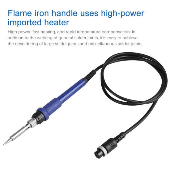 YIHUA 853D 2A 3in1 Soldering Iron USB 2A Rework Station Desolder Hot Air