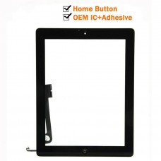 For iPad 4 A1458 A1459 A1460 Touch Screen Glass Digitizer Replacement Black OEM