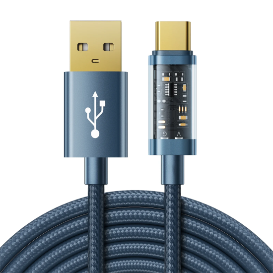 Joyroom - USB-A to Type-C 3A Data Cable 2m | S-UC027A20 - Blue