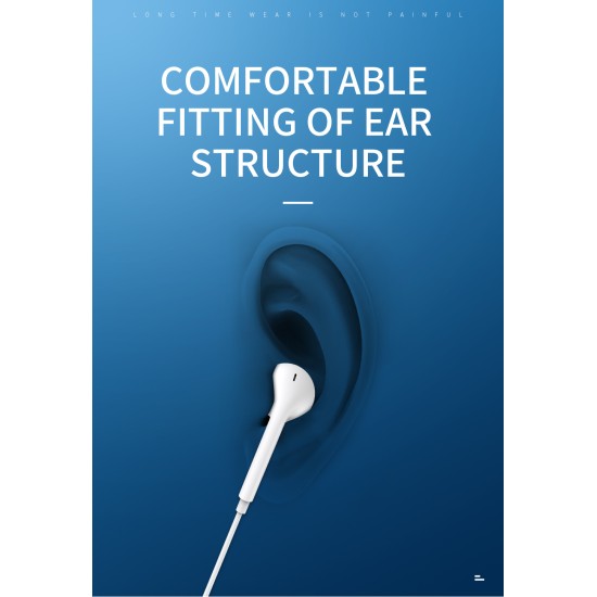 Joyroom JR-EP1 This Series of Wire-controlled Headphones White Joyroom JR-EP1 This Series of Wire-controlled Headphones White