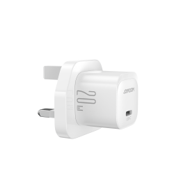 Joyroom JR-TCF06 Flash Series PD 20W Single-Port Charger-White (UK)