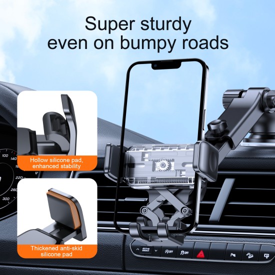 Joyroom JR-ZS283 Wei Series Car Bracket (instrument Bable) Black